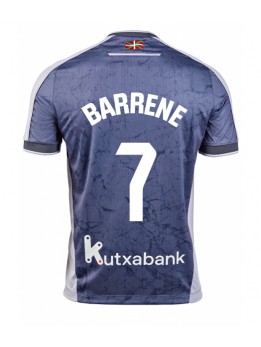 Billige Real Sociedad Ander Barrenetxea #7 Bortedrakt 2025-26 Kortermet